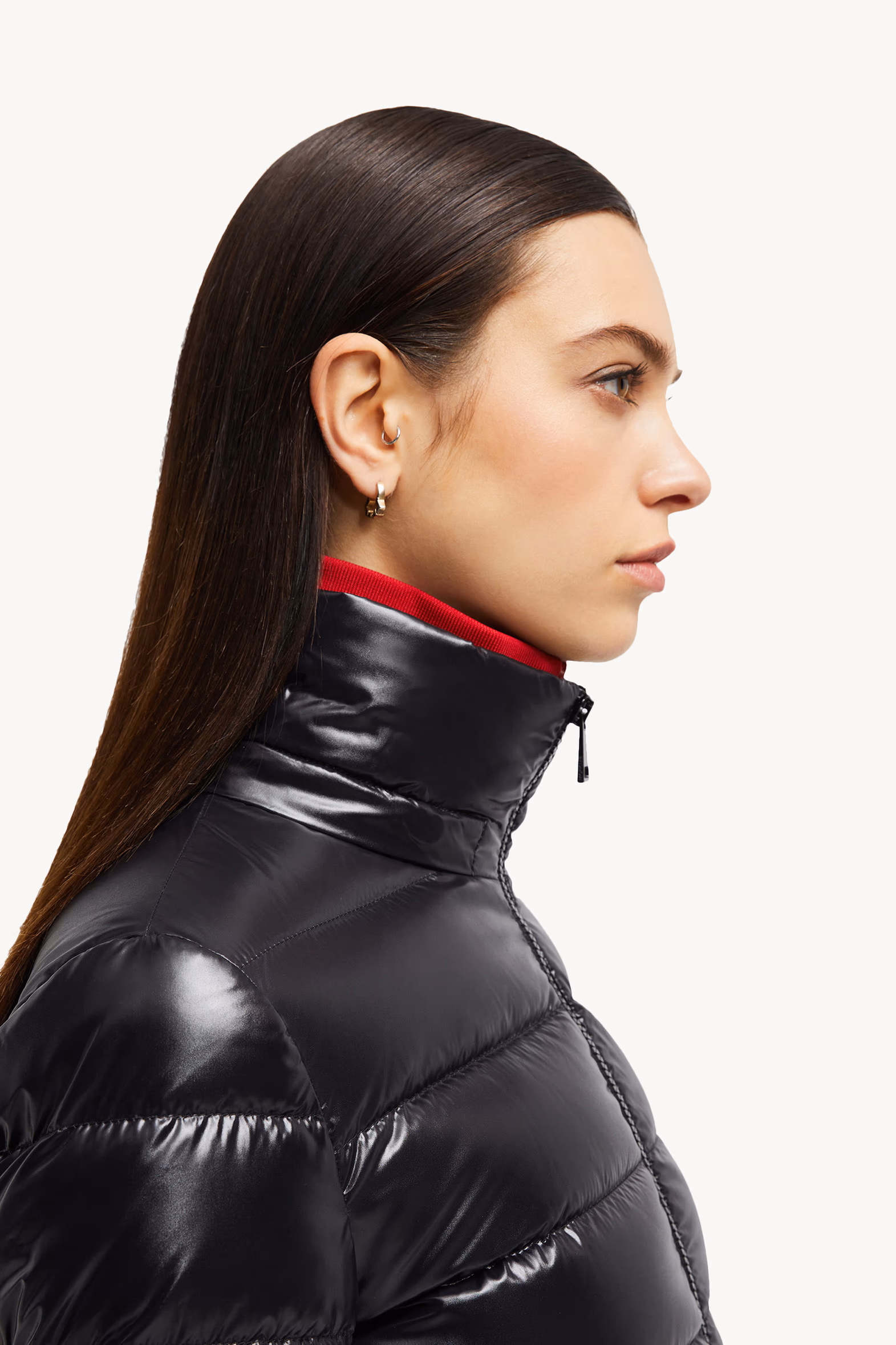 Plumífero largo Moka Hombre Negro Moncler 7